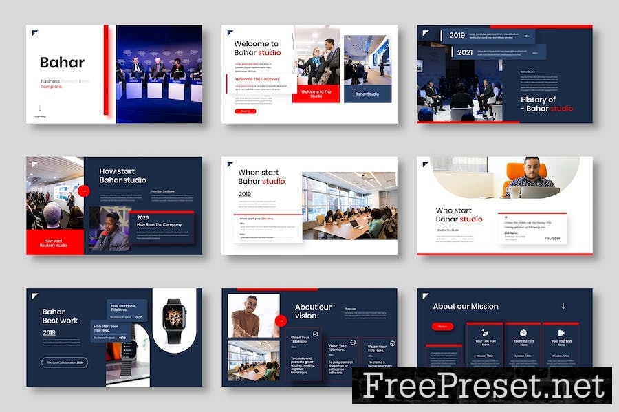 Bahar – Business Keynote Template YY75S3Y