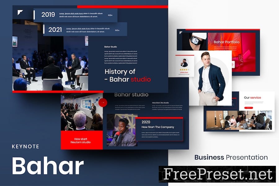 Bahar – Business Keynote Template YY75S3Y