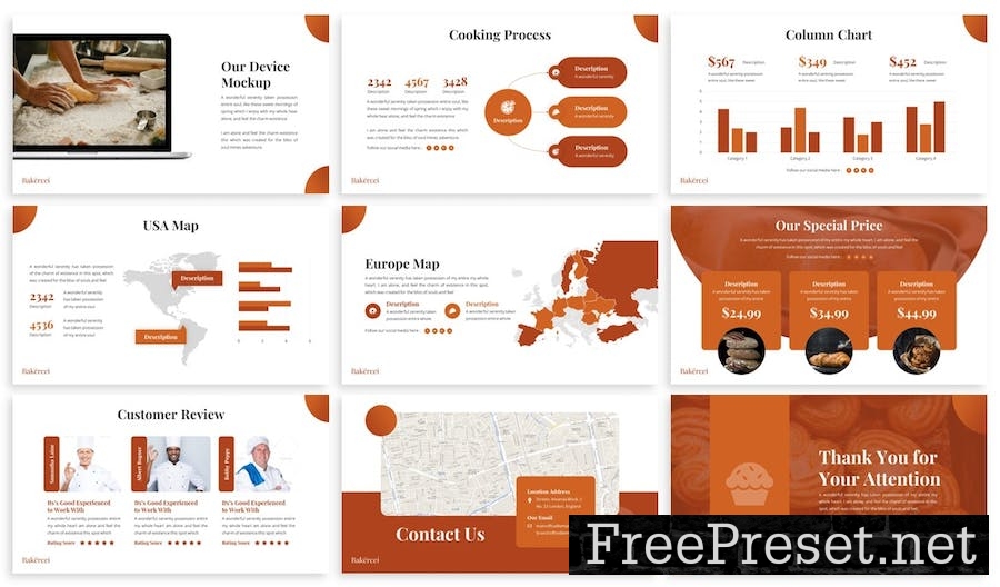Bakercei - Bakery Keynote Template P2TLX3C
