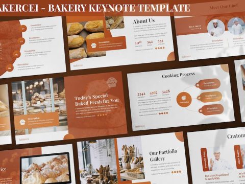 Bakercei - Bakery Keynote Template P2TLX3C