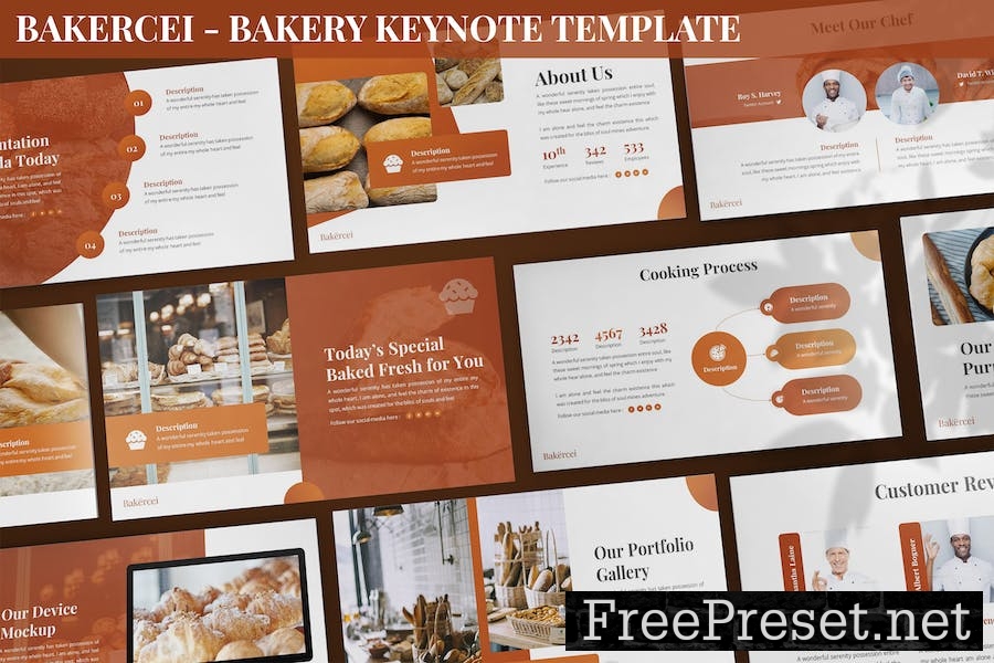 Bakercei - Bakery Keynote Template P2TLX3C