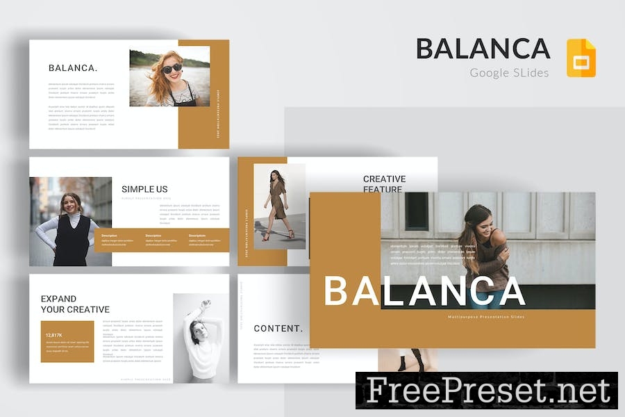 Balanca - Google Slide Template 4QZTGL8