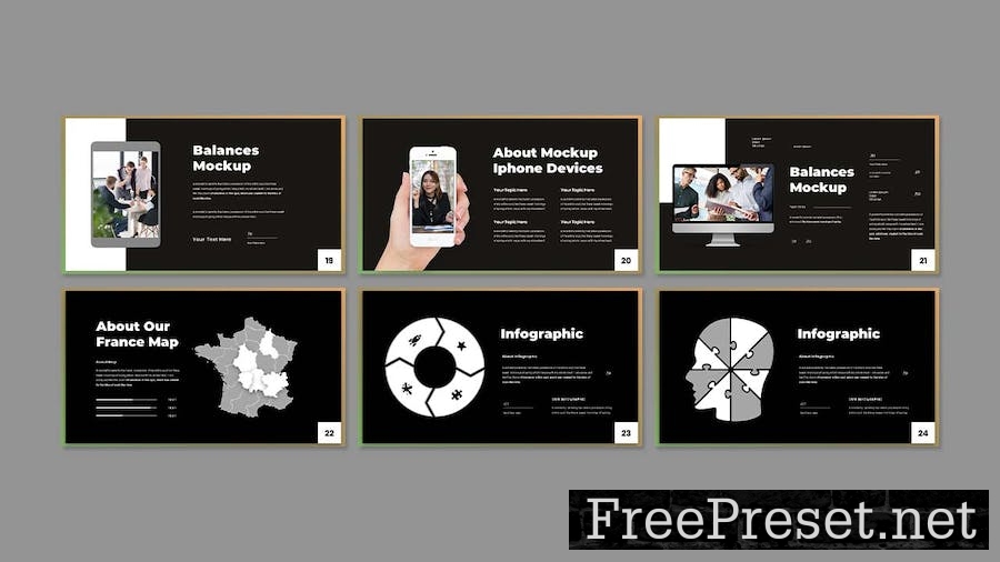 Balances - Business Presentation Keynote Template VC6L6GH