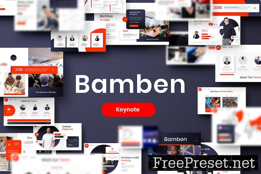 Bamben – Business Keynote Template 2F4ZA86