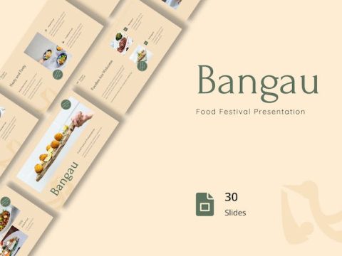 Bangau - Food Festival Presentation Google Slides RGXRWQP