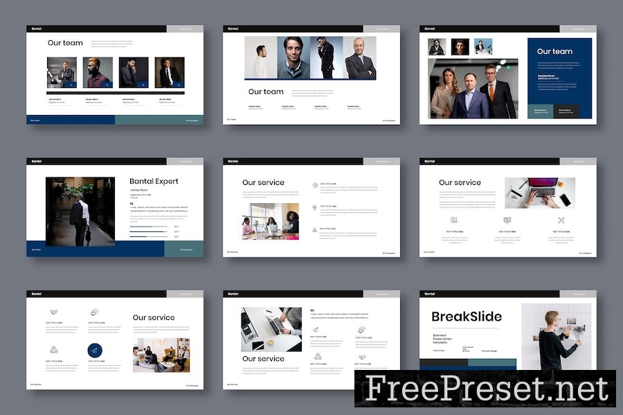 Bantal – Business Keynote Template QMY9YA2