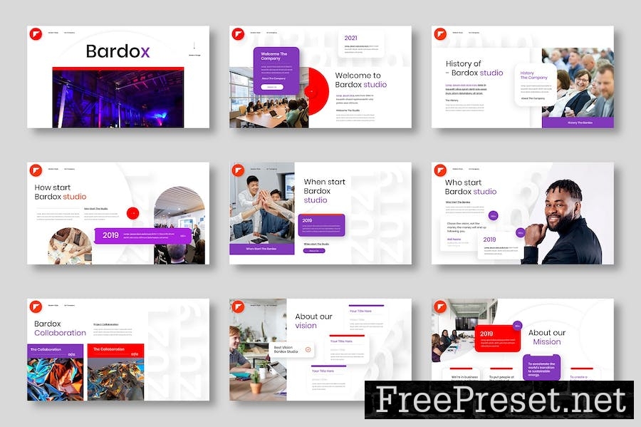 Bardox – Business Keynote Template QXYWUUV