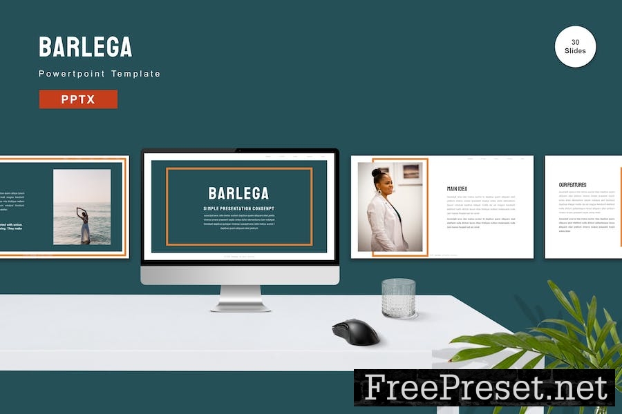 Barlega - Powerpoint Template HW6BQ4X