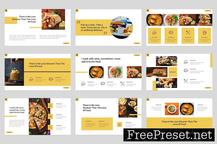 Barokah - Food & Culinary Keynote Template