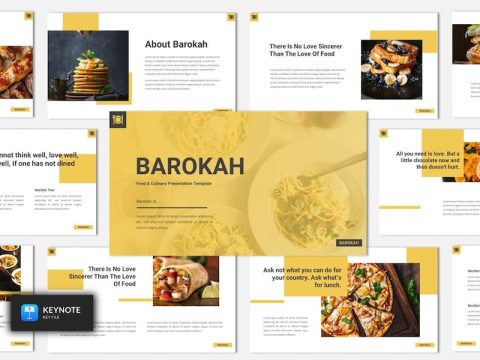 Barokah - Food & Culinary Keynote Template