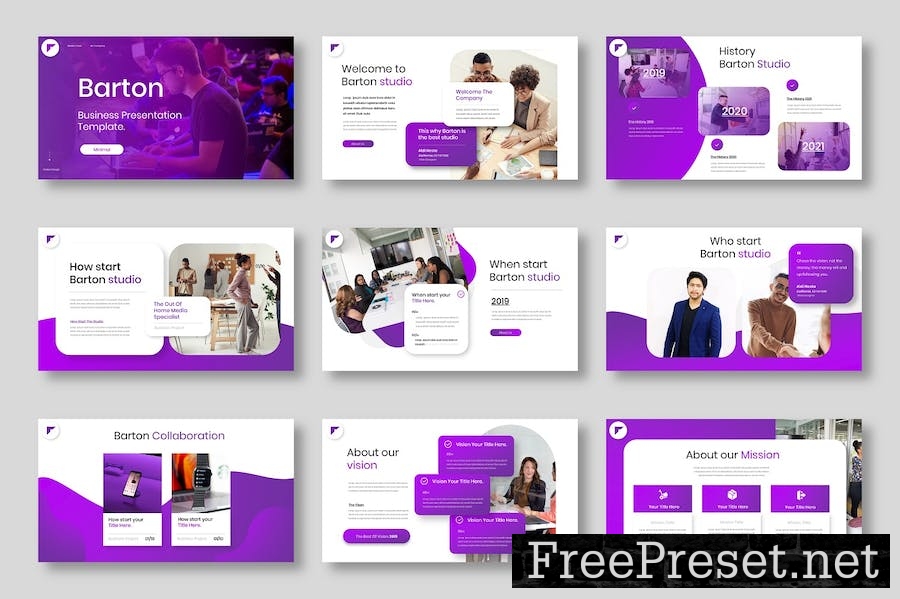 Barton – Business Keynote Template NNEBGHZ