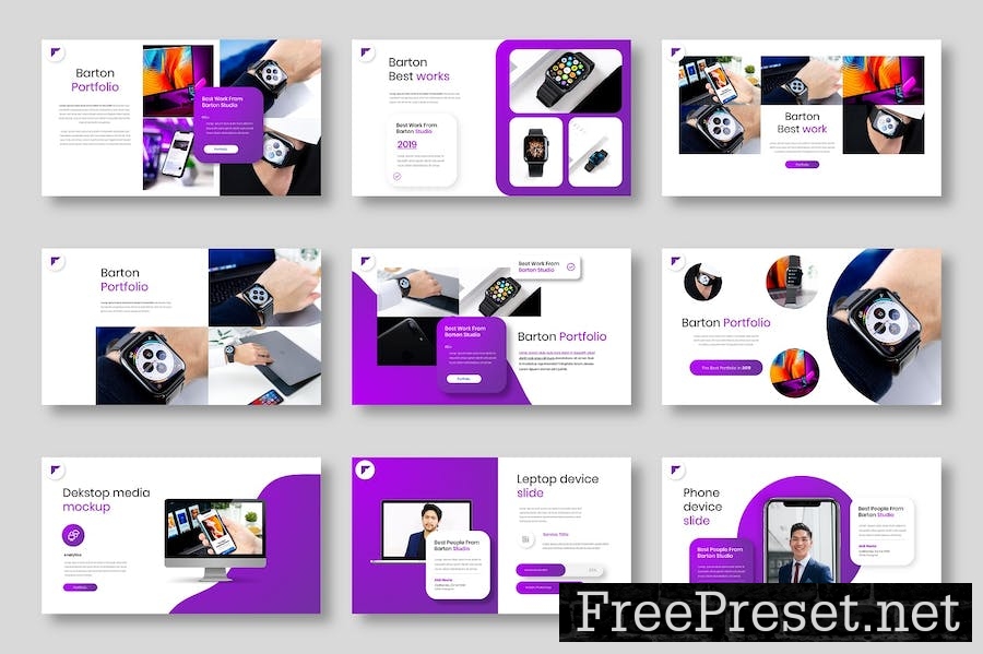 Barton – Business Keynote Template NNEBGHZ