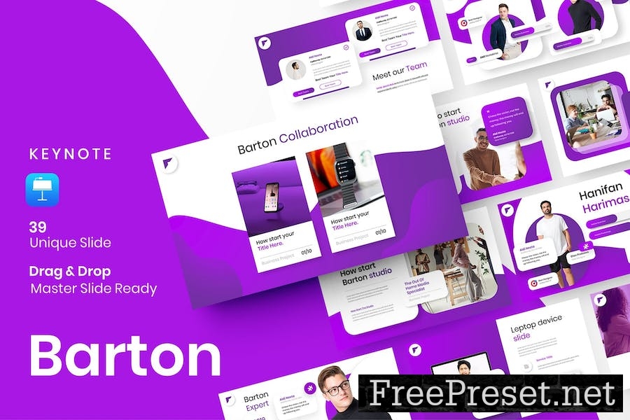 Barton – Business Keynote Template NNEBGHZ