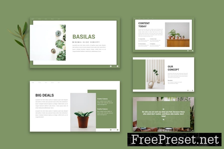 Basilas - Google Slide Template Z64MSCY