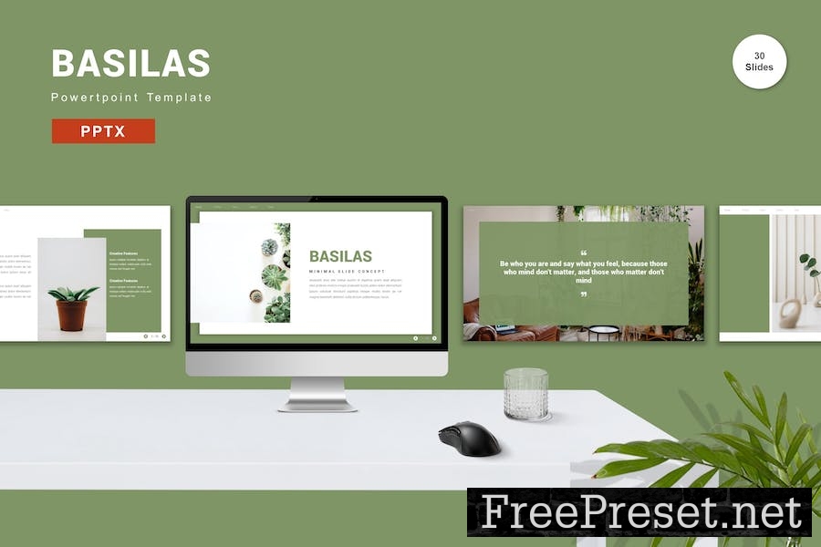 Basilas - Powerpoint Template 6Y9KEZQ