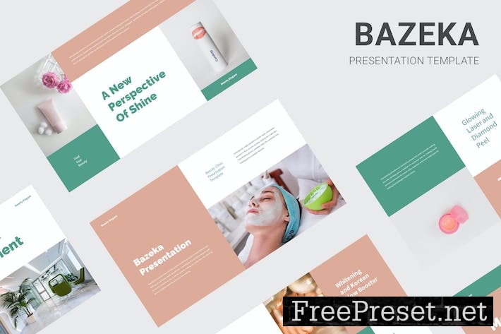 Bazeka - Beauty Clinic Google Slides Template KMK2S32