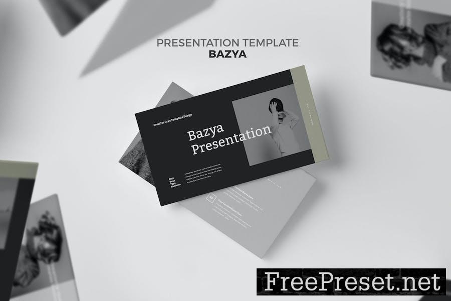 Bazya : Creative Grey Keynote Template DDJCNYZ