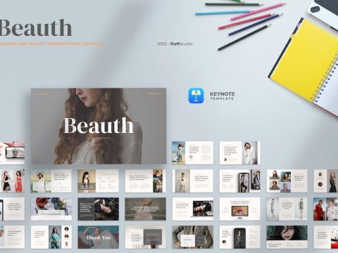 Beauth - Fashion and Beauty Keynote Template VB8TC8E