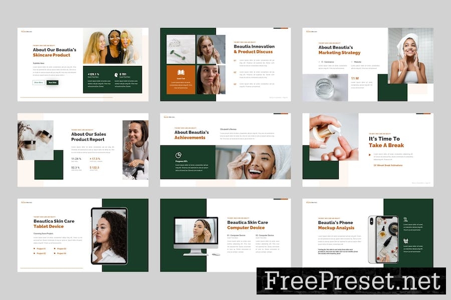 Beautica - Skin Care Keynote Template AVAAF3L