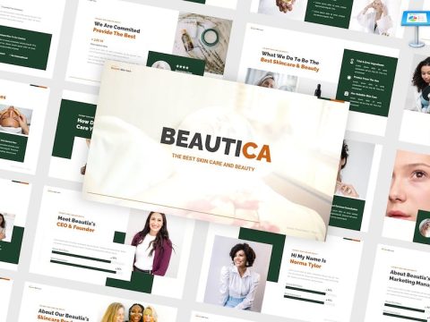 Beautica - Skin Care Keynote Template AVAAF3L