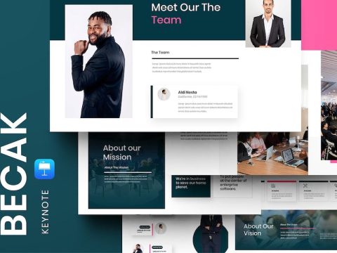 Becak – Business Keynote Template A32MJTA