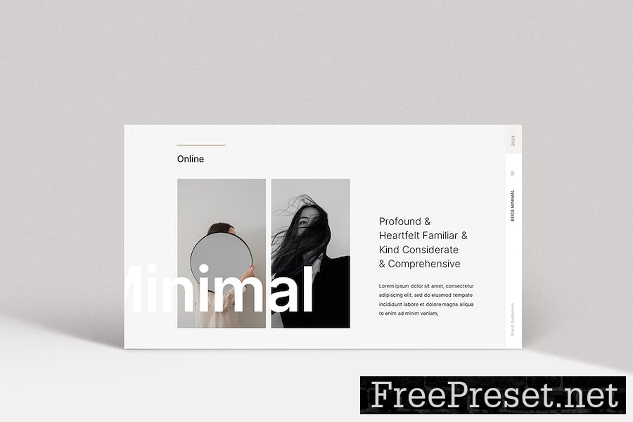 Beige Minimal Brand Guidelines 3YN5R22