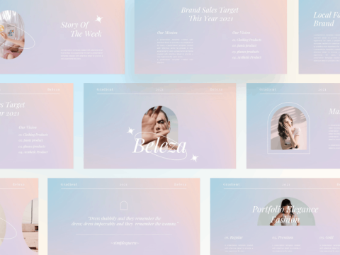 Beleza - Power Point Template 46YKJ6B