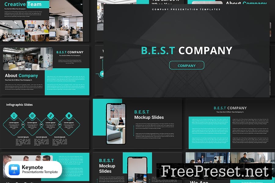 Best Company - Keynote Template WCJ8FMV