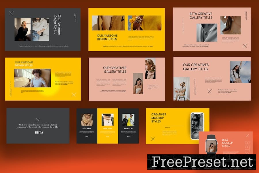 BETA - Powerpoint Template WQ7NYNG