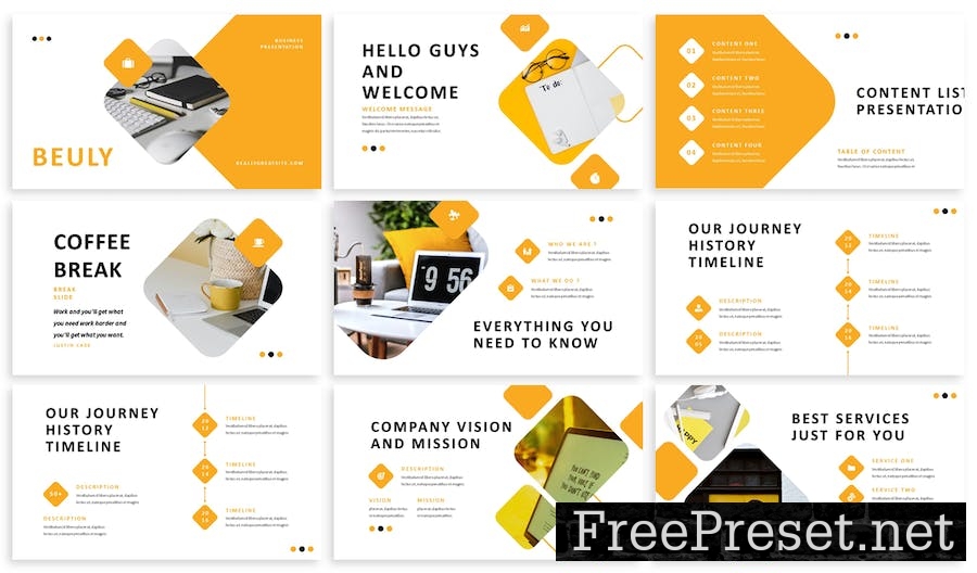 Beuly - Business Keynote Template