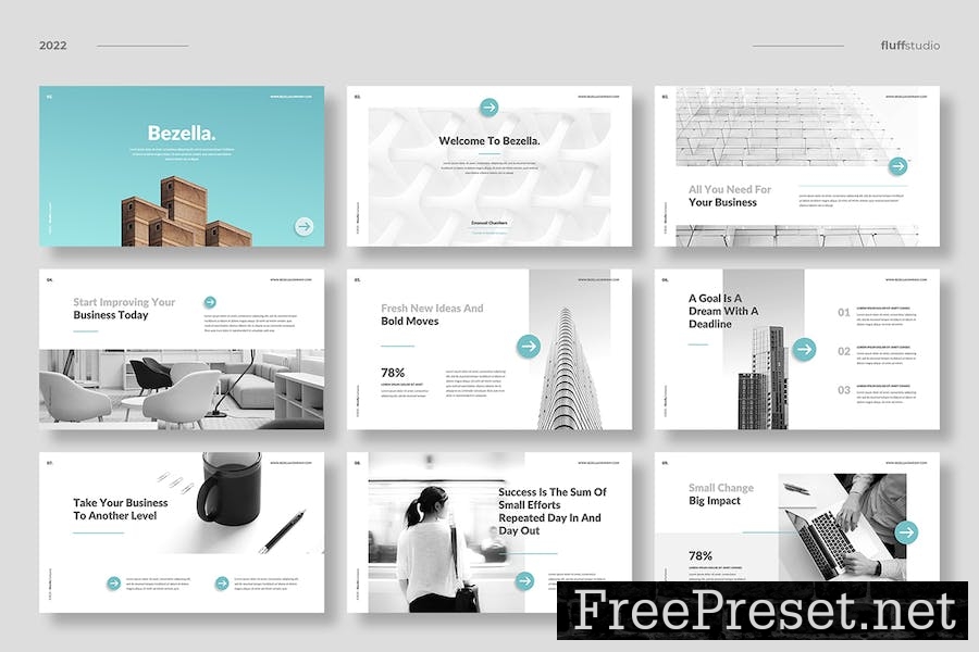 Bezella - Multipurpose Keynote Template 33GX8AX