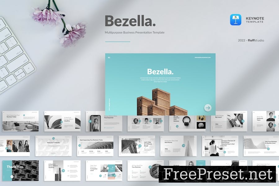 Bezella - Multipurpose Keynote Template 33GX8AX