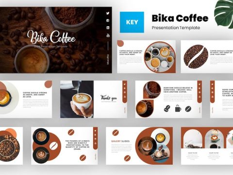 Bika Coffee - Coffee Shop Keynote Template WEXZGKU