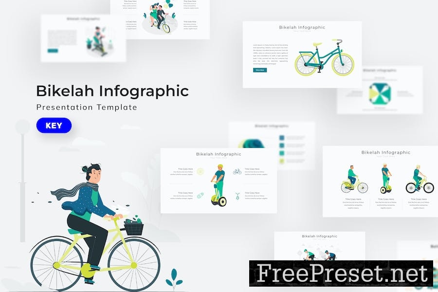 Bikelah Infographic - Keynote Template EHLMCUC