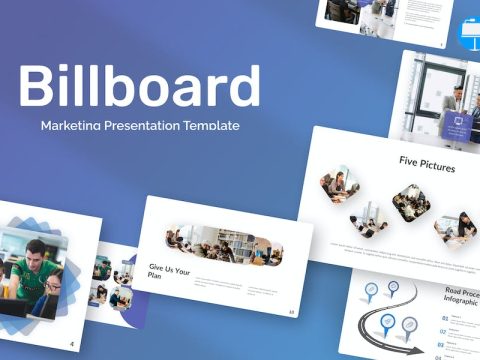 Billboard Blue Creative Marketing Keynote C5L2JHX