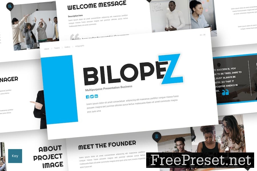 Bilopez - Clean Keynote Template JTRKEAM