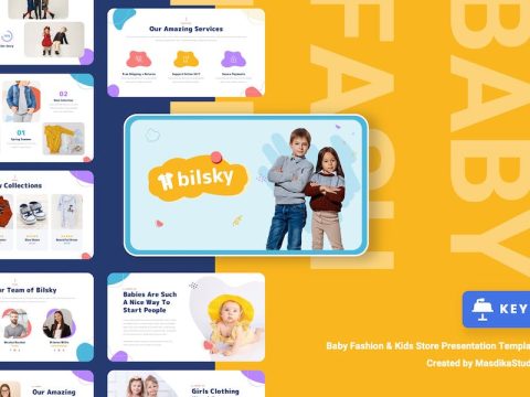 BILSKY - Baby Fashion Keynote Template DRKULTG