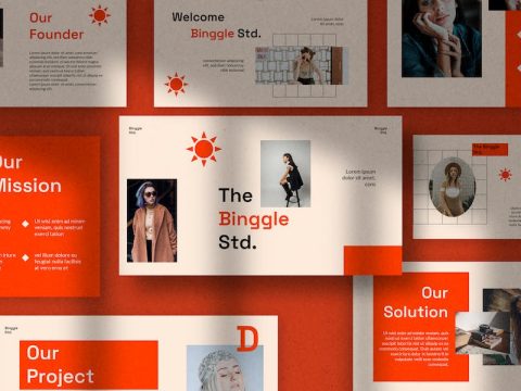 Binggle PowerPoint Template MCZUQAB