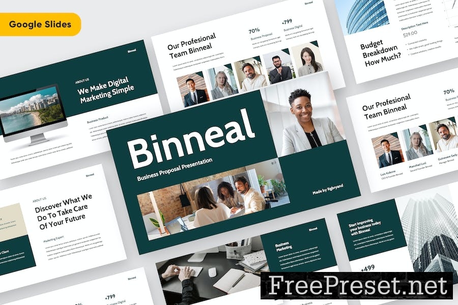 BINNEAL - Business Proposal Google Slides KV66ARJ