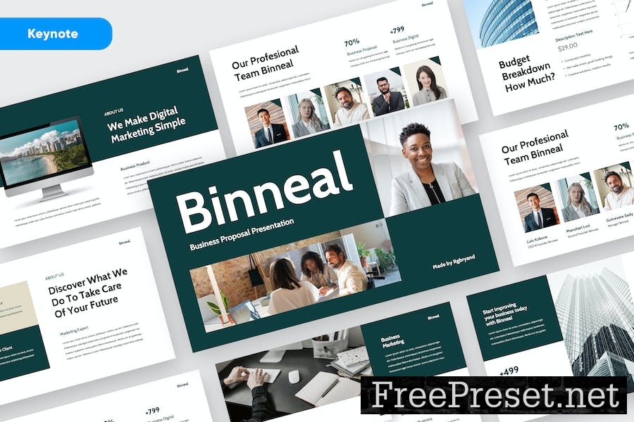 BINNEAL - Business Proposal Keynote BJV89CT