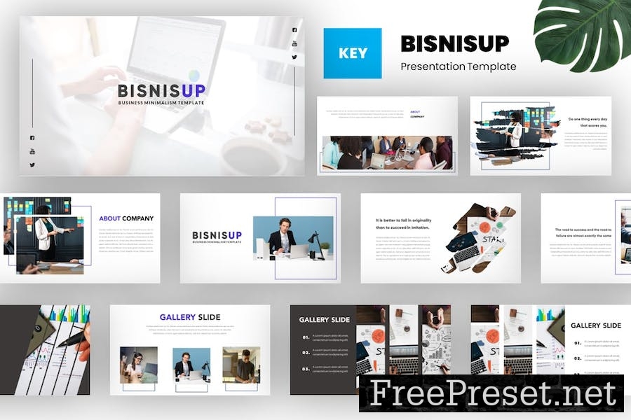 Bisnisup - Business Keynote Template T5AZ8BD