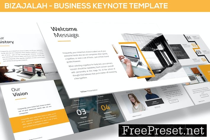 Bizajalah - Business Keynote Template 6JA8MJ