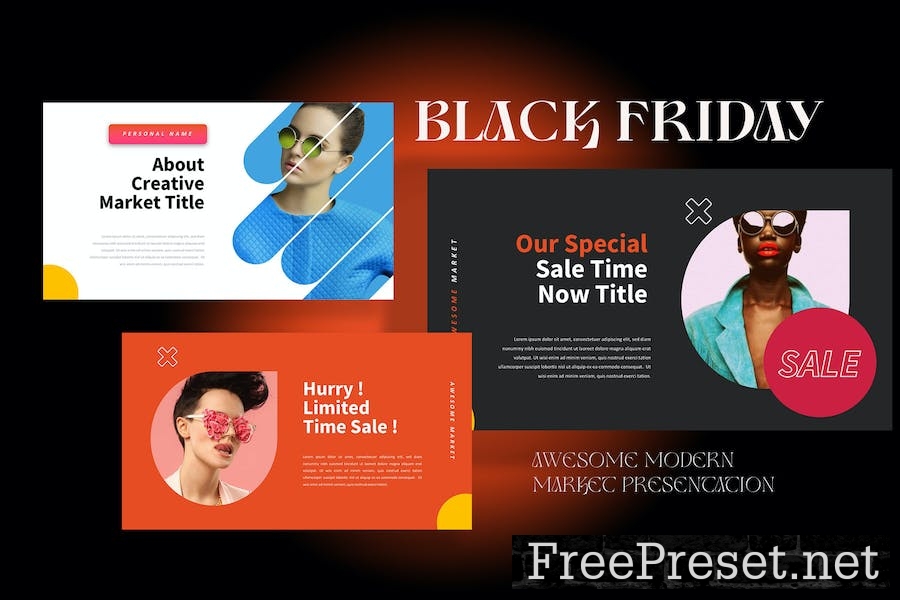 Black Friday Google Slides Template 8R793TY