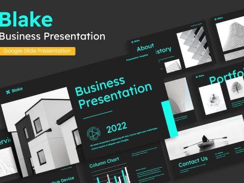 Blake - Creative Business GoogleSlide Presentation RXQZDLC