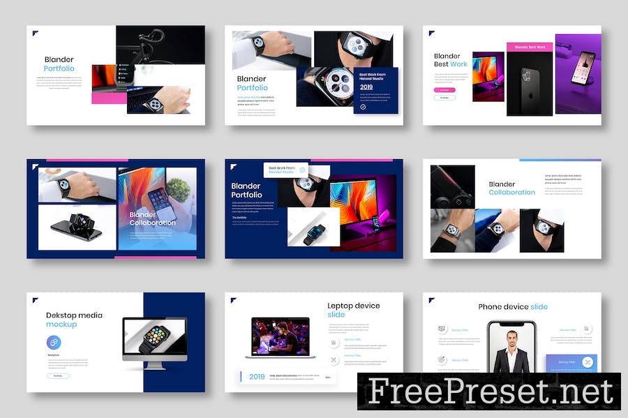 Blander – Business Keynote Template QM3RNZ7