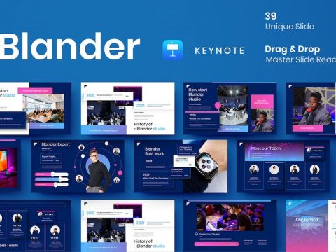 Blander – Business Keynote Template QM3RNZ7