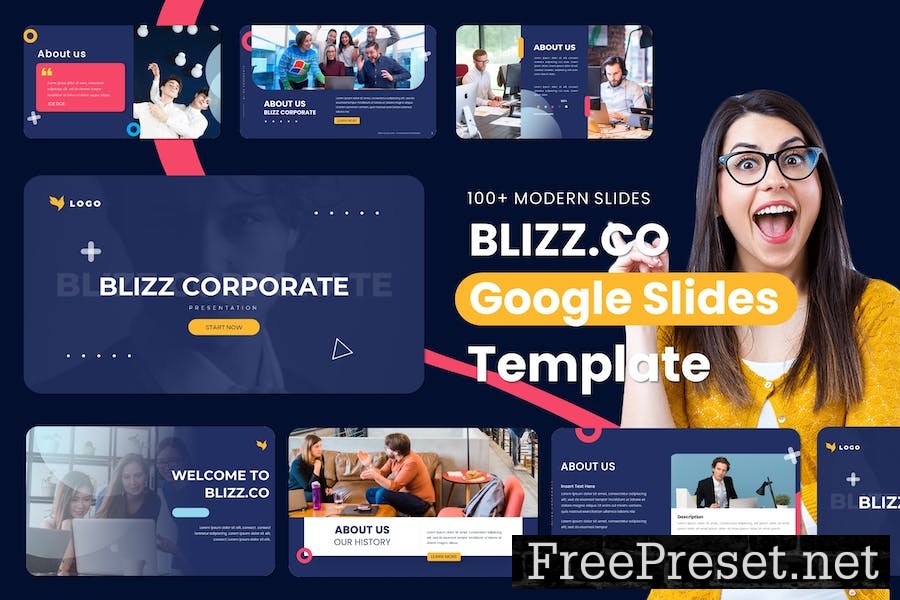 Blizz Corporate Google Slides Template 2HXSSDW