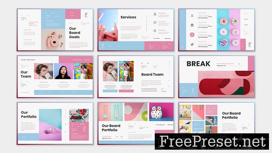 Board - Business Presentation Keynote Template L342D3K