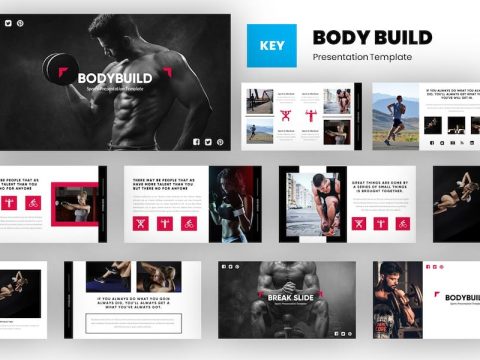 Bodybuild - Gym & Fitness Keynote Template NAQZ4XX