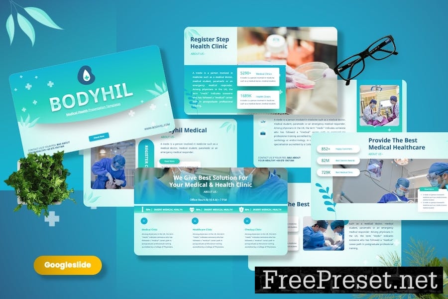 Bodyhil - Medical Googleslide Template MUWPW98